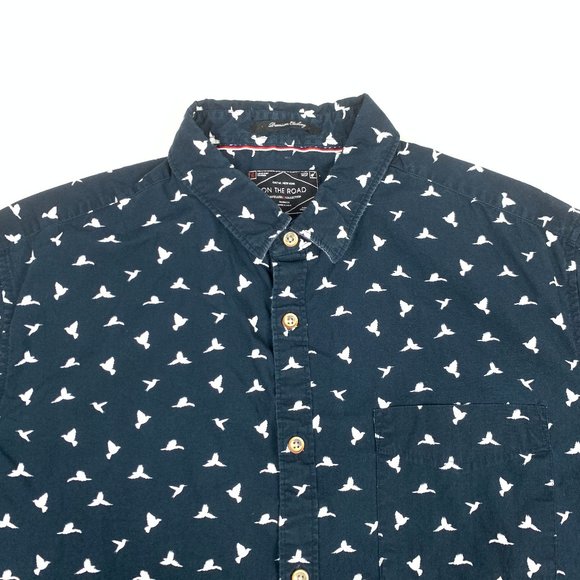 3/$25 On the Road Dove Mens Button Down Shirt XL - Picture 3 of 9